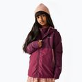 Children's wind jacket REGATTA Hillain Warm fig/dark pimento/dusty rose