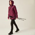 Women's rain jacket Regatta Tamlin dark pimento 12