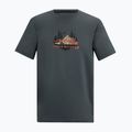Men's trekking T-shirt REGATTA Fingal Slogan dark storm 5