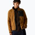 Men's fleece sweatshirt REGATTA Frankie Borg rich tan/black 4