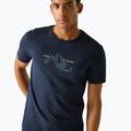 Men's T-shirt REGATTA ClineIX navy mountain lines 3