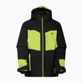 Children's ski jacket Dare2B Rip It Jacket black/wild lime 10