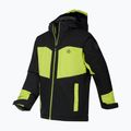 Children's ski jacket Dare2B Rip It Jacket black/wild lime 12