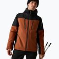 Men's rain jacket Regatta Highton Stretch Padded Jacket burnt henna/black