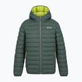 Children's insulated jacket REGATTA Lofthouse dark forest green/wild lime 13