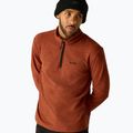 Men's fleece sweatshirt Regatta Thompson Marl burnt henna