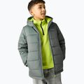 Children's down jacket REGATTA Hooded Marizion dark forest green/wild lime 7
