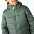 Children's down jacket REGATTA Hooded Marizion dark forest green/wild lime 11