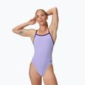 Women's one-piece swimsuit Speedo Solid Turnback bright lavender