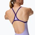 Women's one-piece swimsuit Speedo Solid Turnback bright lavender 4