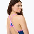 Ladies' one-piece swimsuit Speedo Solid Turnback denim teal 4