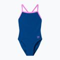Ladies' one-piece swimsuit Speedo Solid Turnback denim teal 6