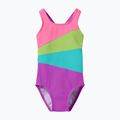 Children's one-piece swimsuit Speedo Radiating Splice neon jelly
