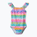Children's one-piece swimsuit Speedo Ruffle citrus green