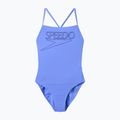 Women's one-piece swimming costume Speedo Endurance+ Logo Thin Strap moonlight lavender