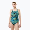 Ladies' one-piece swimsuit Speedo Hyperboom Print Medalist hyper teal