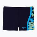 Boys' swim boxers Speedo Hyperboom Splice Aquashort anthracite/hyper teal