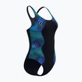 Ladies' one-piece swimsuit Speedo Print Medalist anthracite 4