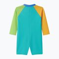 Children's one-piece swimsuit Speedo Colorblock Zip LS aqua breeze 2