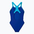 Children's one-piece swimsuit Speedo Medley Logo Medalist night watch/hyper teal 2