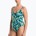 Ladies' one-piece swimsuit Nike V-Neck midnight navy