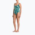 Ladies' one-piece swimsuit Nike V-Neck midnight navy 2