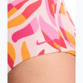 Ladies' one-piece swimsuit Nike V-Neck desert pink 5