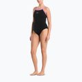 Ladies' one-piece swimsuit Nike Hydrastrong Logo Gra jet black 2