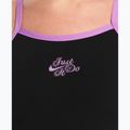 Ladies' one-piece swimsuit Nike Hydrastrong Logo Gra jet black 4
