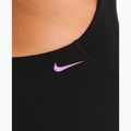 Ladies' one-piece swimsuit Nike Hydrastrong Logo Gra jet black 5