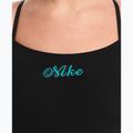 Ladies' one-piece swimsuit Nike Hydrastrong Logo Gra jet black 4