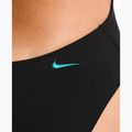 Ladies' one-piece swimsuit Nike Hydrastrong Logo Gra jet black 5