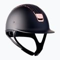 Samshield Shadowmatt Alcantara Sparkling Vintage Rose riding helmet black 3125659493489