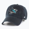 47 Brand NHL San Jose Sharks CLEAN UP baseball cap black 5
