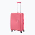 Cabin suitcase American Tourister Soundbox 67 81 l sun kissed coral 4