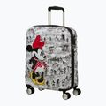 Cabin suitcase American Tourister Disney Wavebreaker 36 l minnie comics white 4