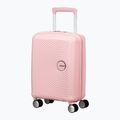 American Tourister Soundbox Mini 22 l pastel pink travel case 4