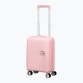 American Tourister Soundbox Mini 22 l pastel pink travel case 5