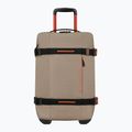 American Tourister Urban Track Duffle With Wheels 55 l beige / orange travel case