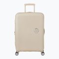 Cabin suitcase American Tourister Soundbox 67 81 l coconut sand