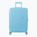 Cabin suitcase American Tourister Soundbox 67 81 l blueberry fizz
