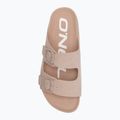 O'Neill women's Sandy Platform Slider Low peach whip flip-flops 5