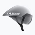 Lazer Volante KinetiCore matte white/silver bicycle helmet 2