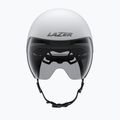 Lazer Victor KinetiCore matte white/silver bicycle helmet 3