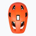 Lazer Lupo KinetiCore flash orange bicycle helmet 5