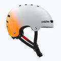 Lazer One+ bicycle helmet silver/orange