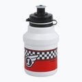 Polisport Race 350 ml Junior bicycle bottle + basket white/red 2