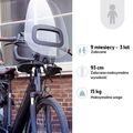 Bicycle seat bobike One Mini urban grey 9
