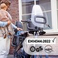 Bicycle seat bobike One Mini urban grey 10