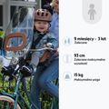 Bicycle seat bobike One Mini chocolate brown 7